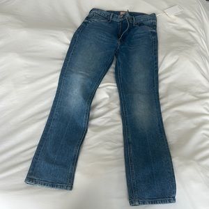 Mother the mid rise dazzler ankle size 26